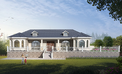 一层别墅设计图纸及效果图大全 造价20万